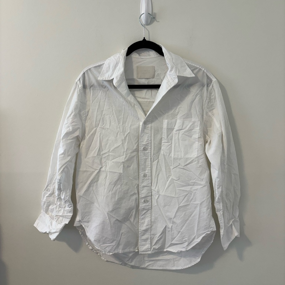 Citizens Of Humanity White Button-Down Shirt - Picture 2 of 8